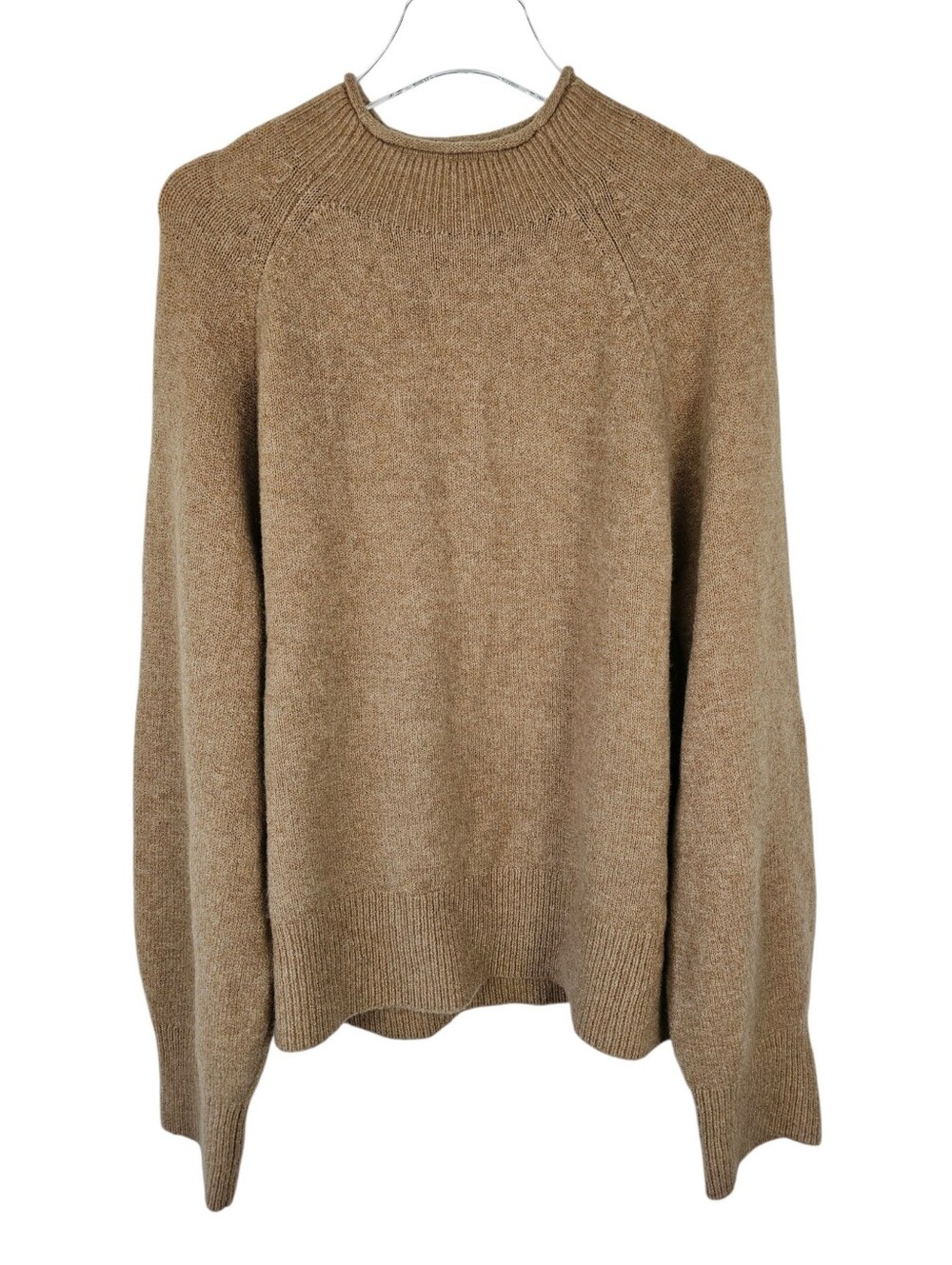J. Crew CB945 Camel Rollneck Sweater in Supersoft Yarn Alpaca Wool Blend